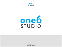 Tablet Screenshot of one6studio.com